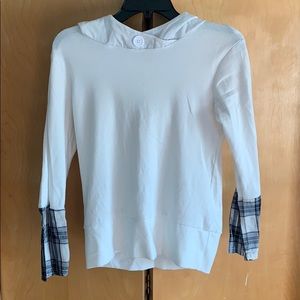 ⭐️Hoodie with plaid⭐️